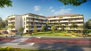 48 lots d'appartements neufs du T2 au T5 dans la commune de Balma, au Nord Est de Toulouse