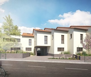 Programme immobilier neuf éligible Loi Pinel à Toulouse-Rangueil - livré en 2023 à partir de 223 000€