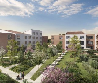 Programme immobilier neuf éligible Loi Pinel à Toulouse-Roseraie - livré en 2025 à partir de 240 900€