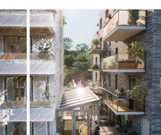Programme immobilier neuf éligible Loi Pinel à Blagnac - livré en 2022 à partir de 224 700€