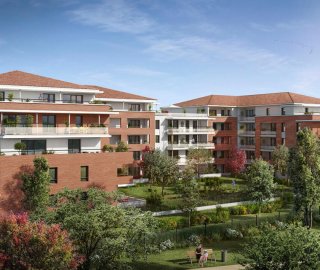 Programme immobilier neuf éligible Loi Pinel à Castanet-Tolosan - livré en 2023 à partir de 213 000€