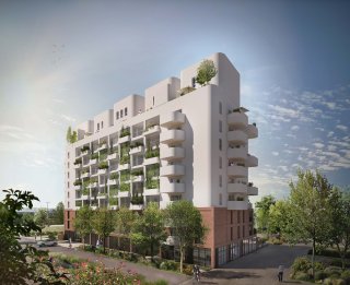 73 appartements neufs du T2 au T5 en duplex dans le quartier branché de Montaudran, à deux pas des transports et commodités