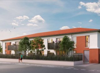 Résidence neuve de 13 appartements et 8 villas à Aucamville, à proximité des commodités et axes routiers