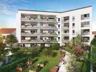 Quartier Saint-Cyprien, 32 appartements neufs de 2 et 3 pièces avec extérieur privatif