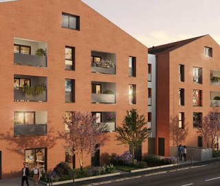 Programme immobilier neuf éligible Loi Pinel à Toulouse-Roseraie - livré en 2024 à partir de 234 000€