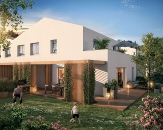 Maisons T3 et T4 en duplex avec jardin et stationnement privatif dans le quartier Lardenne à Toulouse