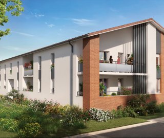 Programme immobilier neuf éligible Loi Pinel à Pinsaguel - livré en 2024 à partir de 217 900€