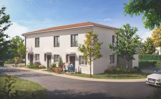 T3 duplex avec jardin privatif et terrasse en bois à Muret