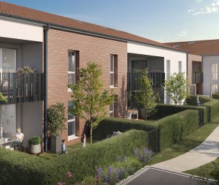Programme immobilier neuf éligible Loi Pinel à Eaunes - livré en 2024 à partir de 207 400€