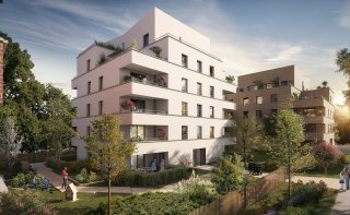 63 appartements neufs dans une résidence aux extérieurs généreux à Montaudran