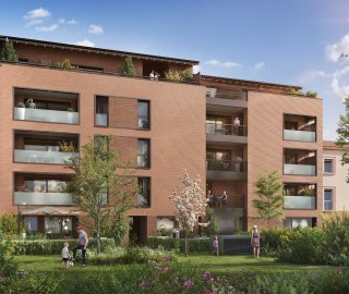 Programme immobilier neuf éligible Loi Pinel à Toulouse-Saint-Michel - livré en 2025 à partir de 179 900€