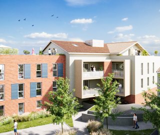 Programme immobilier neuf éligible Loi Pinel à Castanet-Tolosan - livré en 2025 à partir de 170 000€