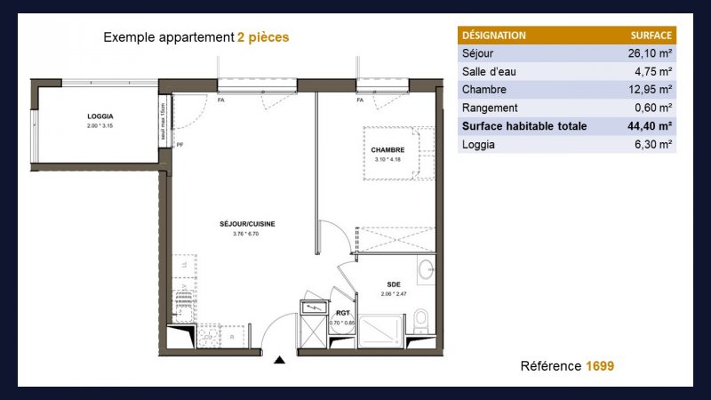 Appartement neuf Fenouillet - Photo 12