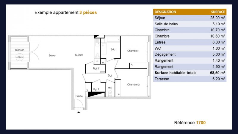 Appartement neuf Toulouse Saint Michel - Photo 12